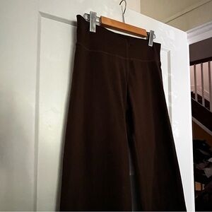 LuluLemon Brown WideLegged Flare Yoga Pants